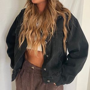Black Vintage Denim Jacket